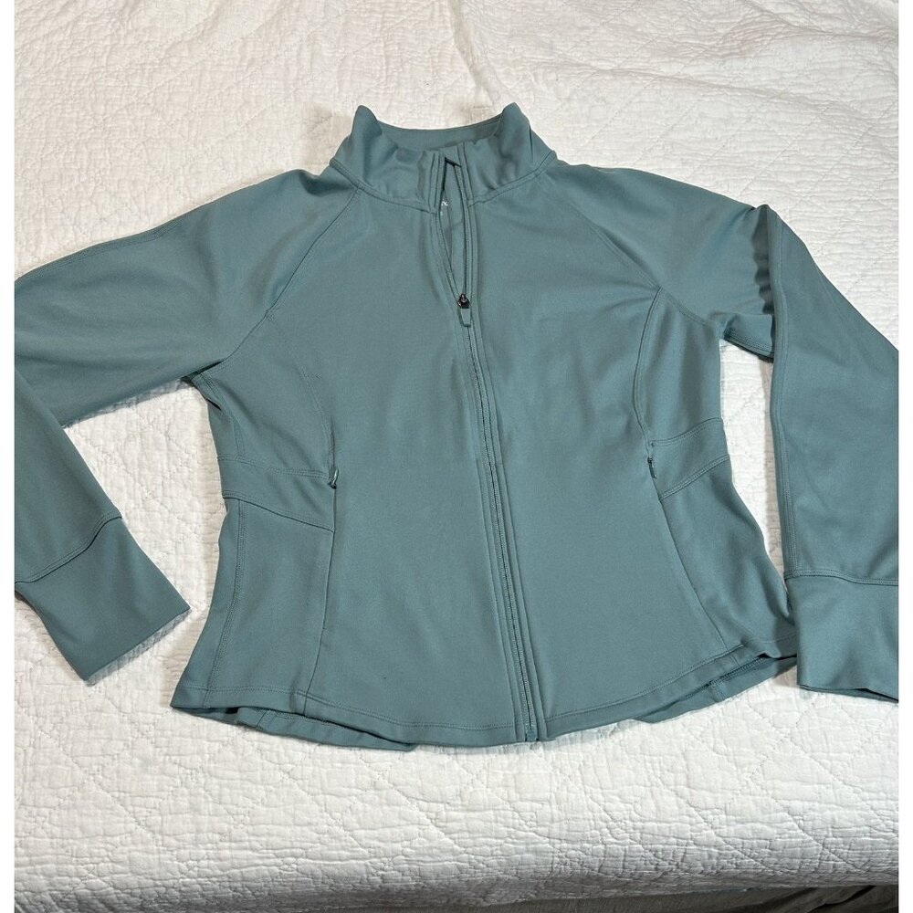 Jockey Define Jacket Women's Size M Polyester Blend Mock Neck Long Sleeve